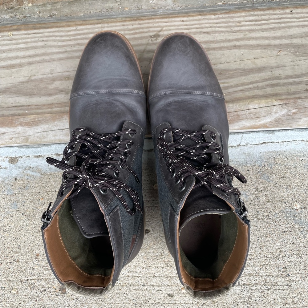 Men's Dark Gray Boots